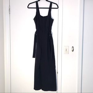 Topshop pinstripe jumpsuit